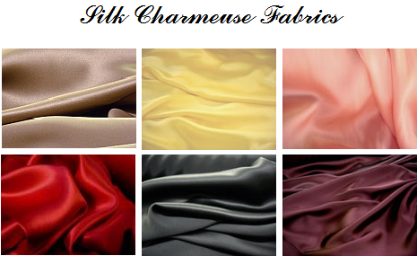 Silk chermeuse fabrics